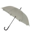 Automatyczny lekki wytrzymały parasol IMPLIVA z czarnym stelażem, szary
