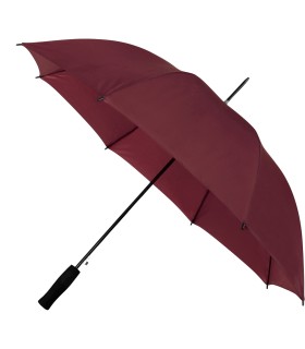 Automatyczna lekka parasolka damska bordowa z czarnym stelażem