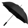 Automatyczna lekka parasolka damska czarna z czarnym stelażem