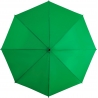 Automatyczna lekka parasolka damska jasno zielona z czarnym stelażem