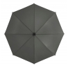 Automatyczna lekka parasolka damska ciemno szara z czarnym stelażem