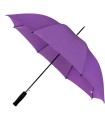 Automatyczny wytrzymały lekki parasol IMPLIVA z czarnym stelażem, fioletowy