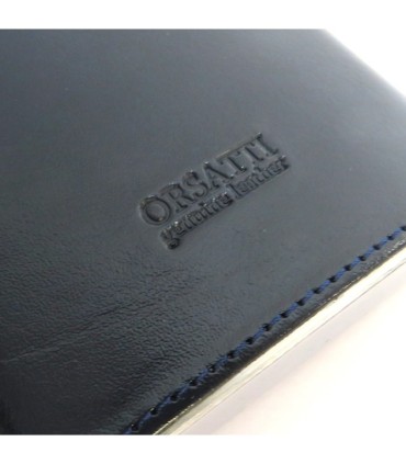 Skórzana elegancka piersiówka Orsatti 240 ml, brązowa