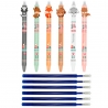 Długopis wymazywalny dla dzieci Colorino - zestaw 6 sztuk + 6 wkładów