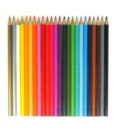 12 kredek ołówkowych trójkątnych Bambino