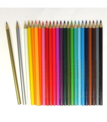 12 kredek ołówkowych trójkątnych Bambino