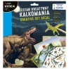 Zestaw kreatywny Kidea - kalkomania Dinozaury