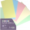 PAPIER KSERO A4 KOLOROWY 100 KARTEK 5 PASTELOWYCH KOLORÓW INTERDRUK