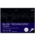 Blok techniczny INTERDRUK czarny A4 - 10 arkuszy, 170g/m2