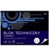 Blok techniczny INTERDRUK czarny A4 - 10 arkuszy, 170g/m2