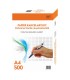 PAPIER KANCELARYJNY W KRATKĘ A4 INTERDRUK 500 ARKUSZY 80g