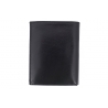 Męski pionowy portfel Orsatti M02A w kolorze czarnym