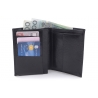 Męski pionowy portfel Orsatti M02A w kolorze czarnym