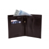 Męski, doskonale wyposażony portfel Orsatti M05B w kolorze brązowym