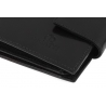 Męski, poziomy portfel Orsatti M06A z zapięciem - kolor czarny