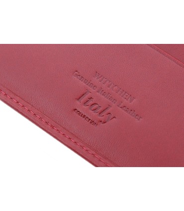 Portmonetka marki Wittchen 21-1-362, kolekcja Italy, czerwona
