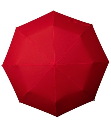 Klasyczna damska składana parasolka do torebki czerwona