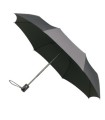 Klasyczna, automatyczna parasolka damska z włóknem, do torebki, szara