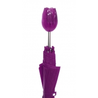 Parasolka przezroczysta fioletowa, "Tulipan"