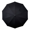 Czarna parasolka z regulowanym paskiem na ramię