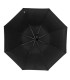 Elegancki automatyczny parasol męski składany mocny IMPLIVA, czarny