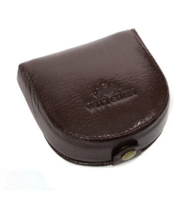 Portmonetka Wittchen "podkówka", kolor brązowy, kolekcja: Italy