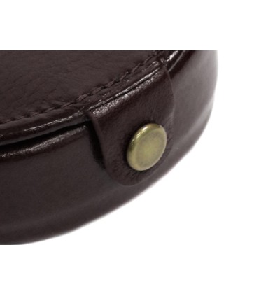 Portmonetka Wittchen "podkówka", kolor brązowy, kolekcja: Italy