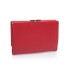 Skórzana portmonetka Pierre Cardin w kolorze czerwonym - kolorowy środek