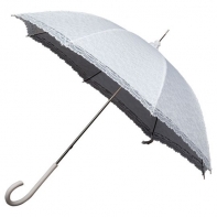 Romantyczna koronkowa parasolka w stylu retro w kolorze białym