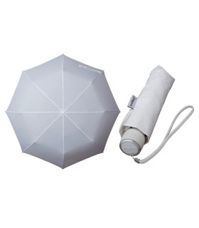 Klasyczna damska składana parasolka w kolorze białym