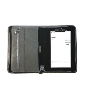 Skórzany receptownik (receptariusz) Gaskór w kolorze grafitowym