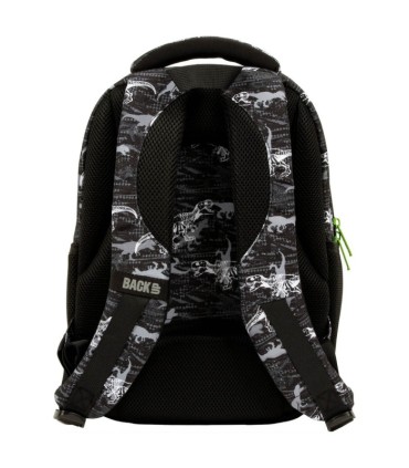 Plecak szkolny trzykomorowy Derform BACKUP P T-rex dinozaury