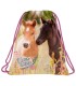 Worek szkolny na obuwie Derform I love horses konie