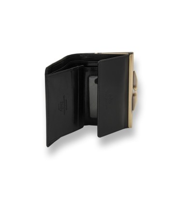 Stylowa portmonetka marki Wittchen 21-1-059, kolekcja Italy, czarna