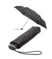 Lekka, płaska, mała parasolka damska do torebki IMPLIVA, czarna