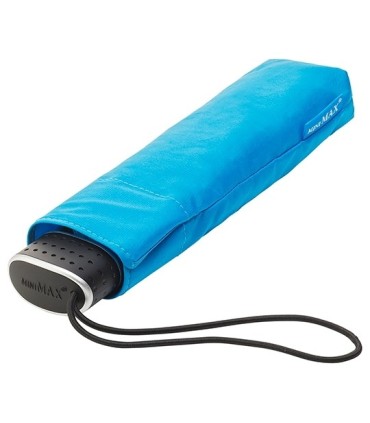 Mała płaska składana parasolka damska NIEBIESKA