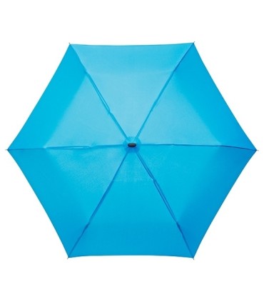 Mała płaska składana parasolka damska NIEBIESKA