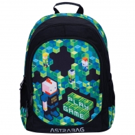 Plecak ergonomiczny ASTRA AB340 GAME dla fana Minecraft