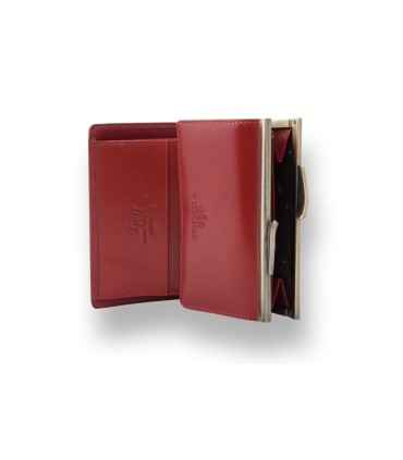 Stylowa portmonetka marki Wittchen, kolekcja Italy, kolor czerwony