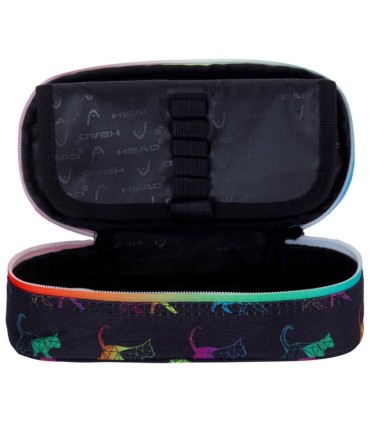 Usztywniany piórnik  saszetka Astra Head, RAINBOW KITTY