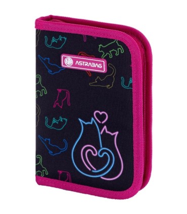 Piórnik pojedynczy dwuklapkowy ASTRABAG AC1 LO&VE