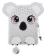 Pluszowy pamiętnik z kłódką i pomponem miś KOALA