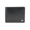 Pojemny portfel męski Rovicky w kolorze czarnym ze skóry naturalnej