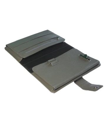 Skórzany futerał na stetoskop i recepty w kolorze granatowym