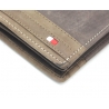 Super wyposażony portfel męski Always Wild ze skóry nubukowej - ciemny brąz