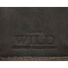 Super wyposażony portfel męski Always Wild ze skóry nubukowej - ciemny brąz