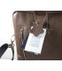 Skórzana torba na ramię na laptopa, A4, brązowa