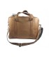Skórzana torba na ramię na laptopa, A4, jasny brąz