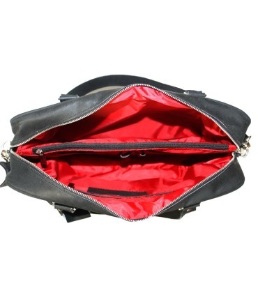 Skórzana torba na ramię na laptopa, A4, jasny brąz