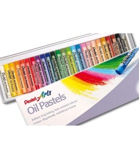 pastele olejne Pentel seria Arts 25 kredek